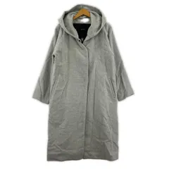 JEANASIS ジーナシス フード付きコート sizeF/ライトグレー