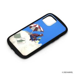 iPhone 12 mini Case MARVEL Spider-Man Glass Tough Case Cover Round Cute Stylish Character PGA [Ships within 7 business days via Yu-Packet]