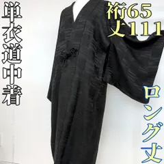 【着物と帯 時流】コ25219s◆正絹 単衣 道中着◆春秋用 ロング丈 美品