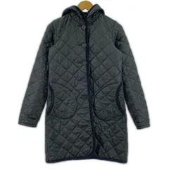 LAVENHAM ラベンハム フーデッド キルティングコート size6/ブラックのサムネイル