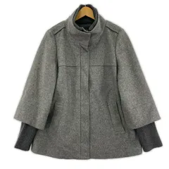 INDIVI インディヴィ ジップアップジャケット size38/グレー