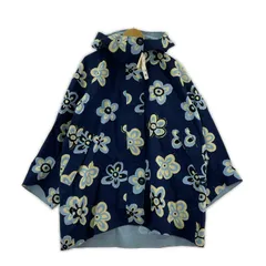 UNIQLO ユニクロ ×MARNI タグ付きコート sizeL/ブルー×ホワイト