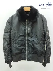 P346 [人気] BUZZ RICKSON'S バズリクソンズ フライトジャケット 42 ブラック B-15C WILLIAM GIBSON BR13063 | ★