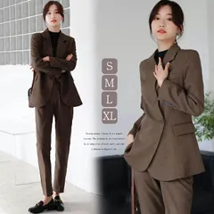 パンツスーツ ママスーツ 入学式 レディースレディーススーツ 2点セット セットアップ ジャケット 上下 2点セット 洗える 大きいサイズ フォーマル