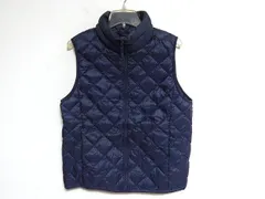 UNIQLO（ユニクロ）ウルトラライトダウンベスト/紺/WONEN'S XL：ｍ2282