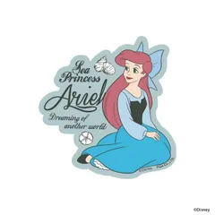 ディズニー ステッカー シール キャラクター グッズ  アリエル リトルマーメイド ツヤなし マット PVC 耐水 耐光１枚 PG-DSTK08ARL 【定形外郵便にて発送】【1週間以内発送】