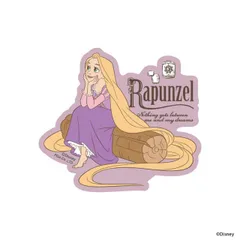ディズニー ステッカー シール キャラクター グッズ  ラプンツェル ツヤなし マット PVC 耐水 耐光１枚 PG-DSTK10RPZ 【定形外郵便にて発送】【1週間以内発送】