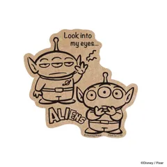 ディズニー ステッカー シール キャラクター グッズ  トイストーリー エイリアン ツヤなし マット PVC 耐水 耐光１枚 PG-DSTK22KGM 【定形外郵便にて発送】【1週間以内発送】