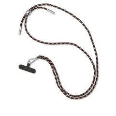 スマホショルダー ストラップホルダー ダーク ブラウン 全機種対応 iPhone スマホ 携帯ストラップホルダー 携帯ストラップ ベルト 肩掛け 首掛け 首かけ 斜めがけ スマホ ショルダーストラップ 【定形外郵便にて発送】【1週間以内発送】