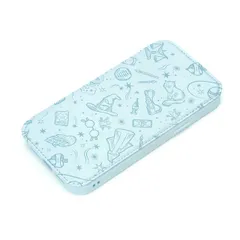 iPhone 14 Pro 手帳型 ケース ハリーポッター カバー スマホケース おしゃれ かわいい カード ポケット 収納 ブルー 背面 透明 クリア アイフォン アイホン 耐衝撃 頑丈  【ゆうパケットにて発送】【1週間以内発送】