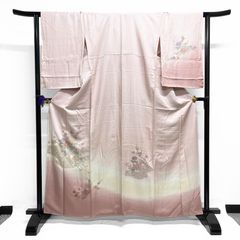 オーガンジー打掛 白地 ピンク 桜 鶴 - メルカリ