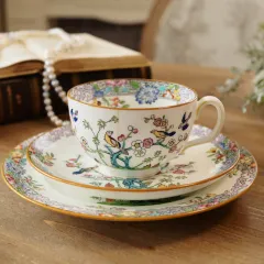 MINTON 希少DONOVAN BIRD ドノバンバードカップ＆ソーサー 4客 MINTON 希少DONOVAN BIRD ドノバンバードカップ＆ソーサー 4客 MINTON