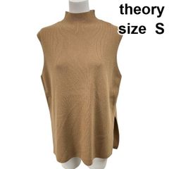 専用‼️ 【Theory】セオリー　ニットベスト　ソフトで暖かい　ベージュ Theory】セオリー ニットベスト ノースリーブ ベージュ ウール100