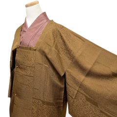 未使用品 正絹 京友禅 伊勢モダン模様 羽織(羽織紐)作家.樽本伊勢蔵作 