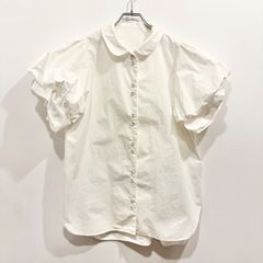 スカイキャッスル 松下奈緒さん着用ブラウス ハンドメイド ラッフル 