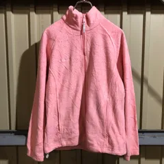 1412 Columbia フリースジャケット ピンク S コロンビア フルジップ ワンポイント 刺繍ロゴ アウトドア 古着卸 アメリカ仕入
