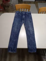 31 リーバイス504 ウォッシュ ストレッチ スリムストレートジーンズ インディゴデニム 31-481