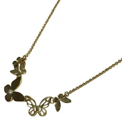 Kate spade(ケイトスペード) ネックレス - ゴールド×クリア バタフライ(蝶)