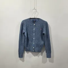 ポロ ラルフローレン キッズ ケーブルニット カーディガン 6X