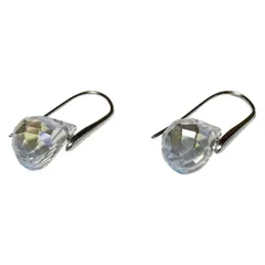 SWAROVSKI(スワロフスキー) ピアス - クリア×シルバー ドロップ