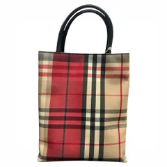 Burberry チェック柄 ハンドバッグ BU942
