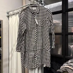 ⑧　ハートマーケット Heart market ギンガムチェック 長袖 ブラウス シャツ トップス ナチュラル　お呼ばれ　デート　オフィスカジュアル　食事会