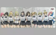 【中古】同人モバイル、ＰＣ、ゲームアクセサリー関係 【オリジナル】お姉ちゃんととろける気持ち大きなマウスパッド 10人Ver(スカイ) COMIC1☆22/Candy Clubのサムネイル