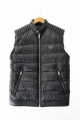 プラダ PRADA 19AW ダウン ベスト SGB628 48 黒 ブラック ブランド古着ベクトル 中古 ☆AA★ 250504のサムネイル