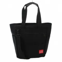 マンハッタンポーテージ Manhattan Portage 美品 トートバッグ ショルダー 2WAY ロゴ 黒 ブラック CORDURA /AE