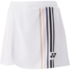YONEX ヨネックス ウィメンズスカート(インナースパッツ付) バドミントン スコート (26156-011)、ホワイト