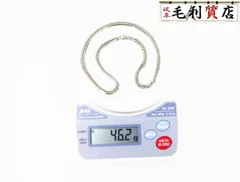 PT850 キヘイ 喜平 ネックレス 6面ダブル46.2g 6メンダブル 白金 プラチナ 850 【中古】 ジュエリー