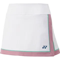 YONEX ヨネックス ウィメンズスカート(インナースパッツ付) テニス スラックス・スカート 26149-011、(011)ホワイト