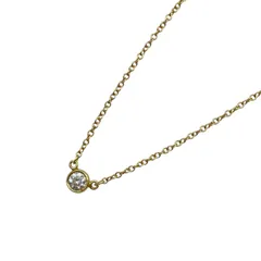 ティファニー TIFFANY＆CO バイザヤードネックレス ゴールド 750 ダイヤモンド ジュエリー