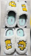 SHOOPEN シンプソンズ レディース ルームシューズ ボア リビング 室内履き