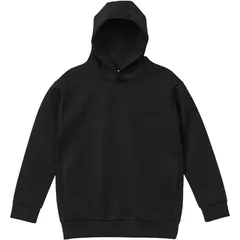 UNITEDATHLE ユナイテッドアスレ 9.4オンス T/R ダンボールニット プルオーバーパーカ カジュアル スウェットパンツ (229201-2)、ブラック