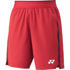 YONEX ヨネックス メンズニットハーフパンツ バドミントン ゲームパンツ (15207-459)、クリアーレッド