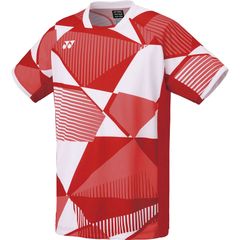 YONEX バドミントン テニス ゲームシャツ レッド ホワイト - メルカリ