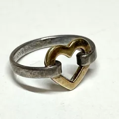 ティファニーツイストコンビリング　9号　新品仕上げ　無傷未使用に近い ティファニーツイストコンビリング9号新品仕上げ無傷未使用に近い