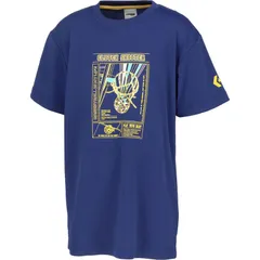 CONVERSE コンバース Jr.プリントTシャツ バスケットボール ＴシャツＪＲ (cb451357-2800)、C.ネイビー