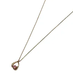 VENDOME(ヴァンドーム青山) ネックレス - K10PG×ダイヤモンド×クリアピンク 3Pダイヤ