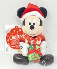 東京ディズニーランド ぬいぐるみバッジ CHRISTMAS FANTASY 2017 ミッキー(プレゼント)/Gifts of Christmas Joy 2017