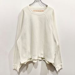 KAPITAL キャピタル ヘビーワッフル ラグランBIGスウェット オフホワイト 日本製 ユニセックス サイズ2【送料込み】