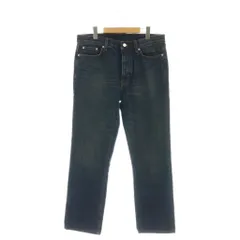 BLK DNM ブラックデニム デニムパンツ ジーンズ ボタンフライ 32 紺 ネイビー /AT