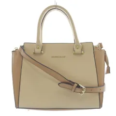 サマンサアンドシュエット &chouette フェイクレザー 2WAYバッグ ショルダーバッグ ハンドバッグ ベージュ