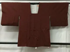 平和屋着物＃中国三大刺繍　スワトウ刺繍　総刺繍　道行コート　花丸地紋　葡萄茶色　正絹　逸品　CABB5485ua