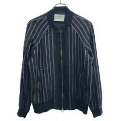 liberum arbitrium リベルム アルビトリウム 17SS ストライプボンバージャケット ブルゾン  ネイビー 2のサムネイル