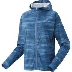 YONEX ヨネックス ウィメンズニットウォームアップパーカー テニス トレーニングシャツウィメン・ 57089-590、(590)フェルトブルー