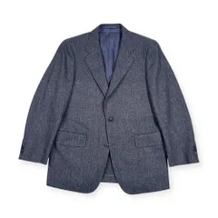 J.PRESS ジェイプレス ヘリンボーン 段返3B テーラードジャケット 90-76-165/グレー メンズ