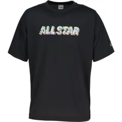 CONVERSE コンバース プリントTシャツ バスケットボール 半袖Ｔシャツメンズ (cb252357-1915)、ブラック×グレー