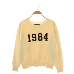 ヒステリックグラマー HYSTERIC GLAMOUR 1984ワッペンクルーネックセーター ニット セーター 長袖 F アイボリー /AT ■OS